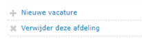 vacature aanmaken